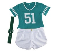 SKCU009 custom-made football baby cheerleading uniform style custom children's suit cheerleading uniform style production cheerleading team styles cheerleaders producer